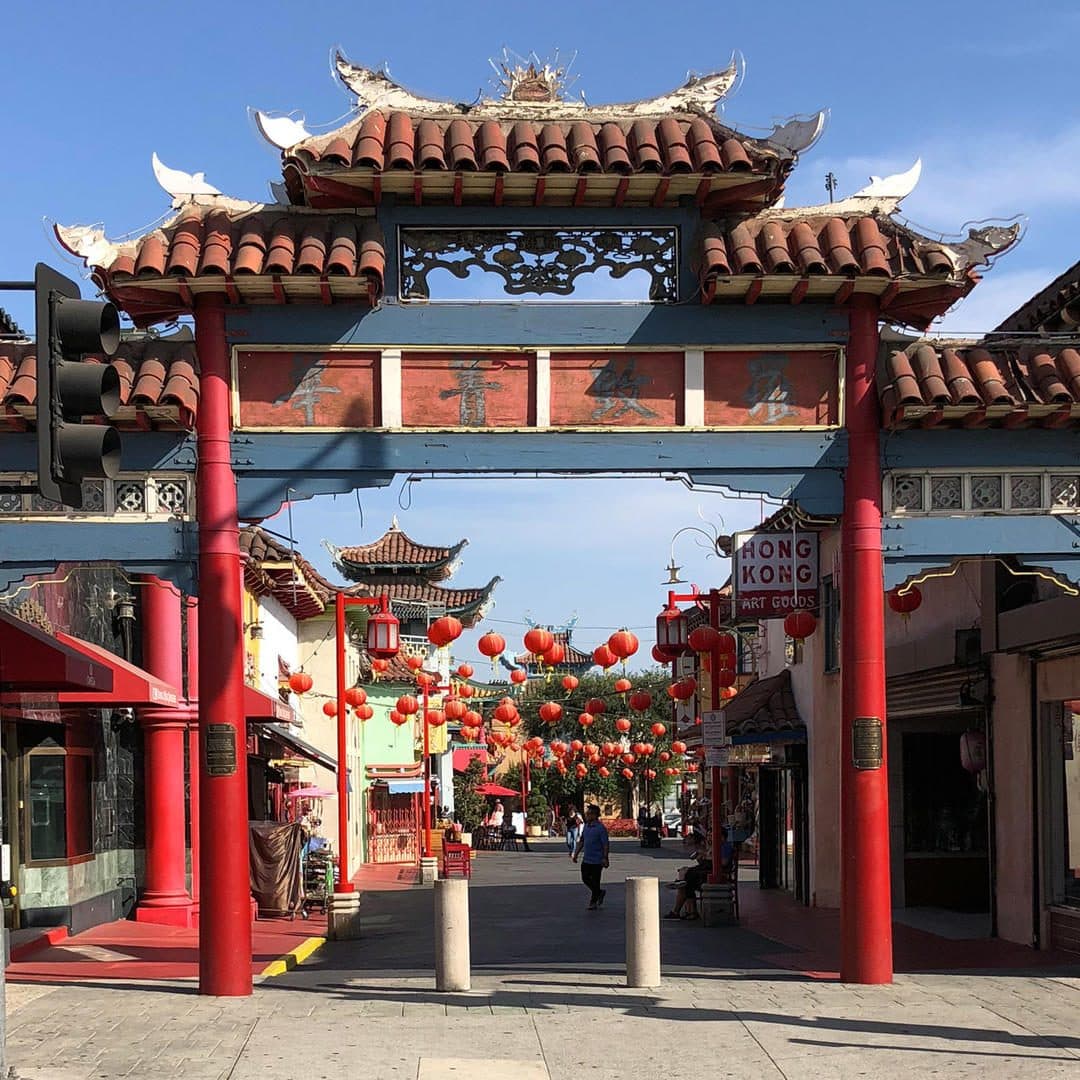 The gateway into Chinatown Central Plaza