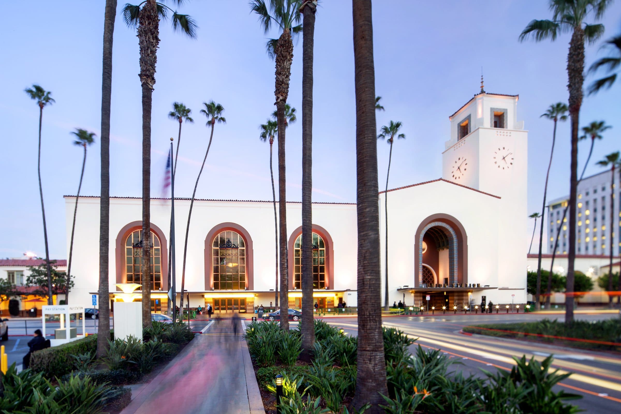 Union Station at dusk